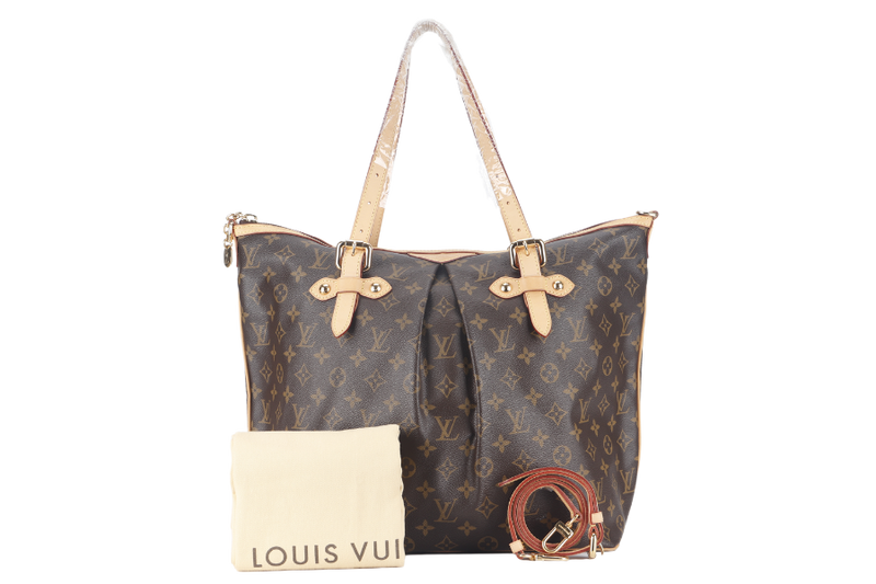 LOUIS VUITTON PALERMO GM MONOGRAM WITH STRAPS AND DUST COVER