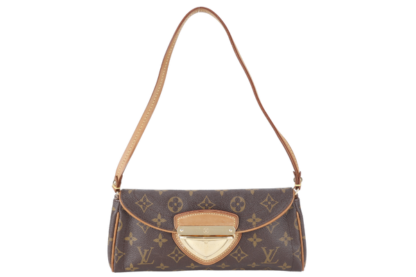 LOUIS VUITTON M40122 BEVERLY POUCHETTE BROWN MONOGRAM GOLD HARDWARE NO DUST COVER