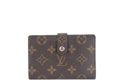 LOUIS VUITTON FRENCH WALLET (MI4007) MONOGRAM CANVAS GOLD HARDWARE