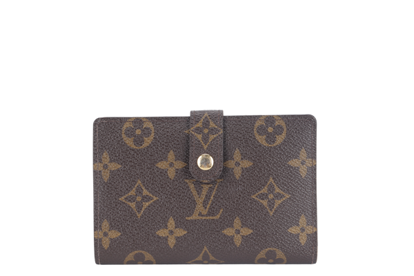 LOUIS VUITTON FRENCH WALLET (MI4007) MONOGRAM CANVAS GOLD HARDWARE