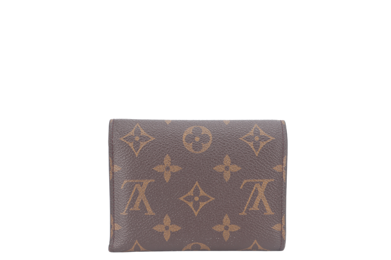 LOUIS VUITTON M62360 VICTORINE WALLET MONOGRAM COATED CANVAS GOLD HARDWARE NO DUST COVER