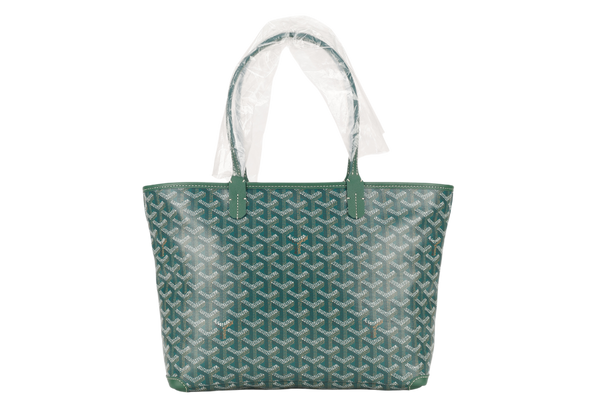 GOYARD ARTOIS PM BAG GREEN COLOR WITH DUST COVER