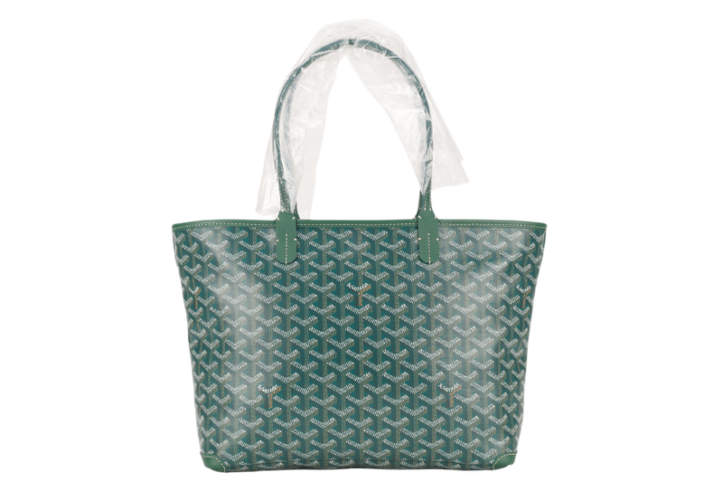 GOYARD ARTOIS PM BAG GREEN COLOR WITH DUST COVER