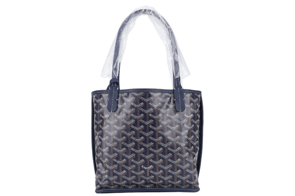 GOYARD ANJOU MINI BAG NAVY BLUE COLOR WITH DUST COVER