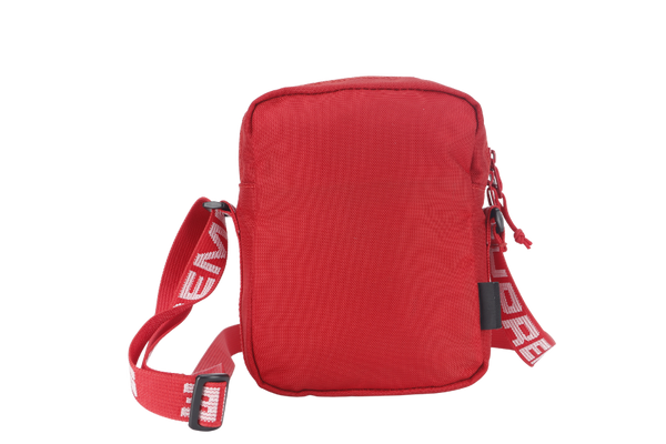 SUPREME RED CANVAS SS18 SLING BAG NO DUST COVER