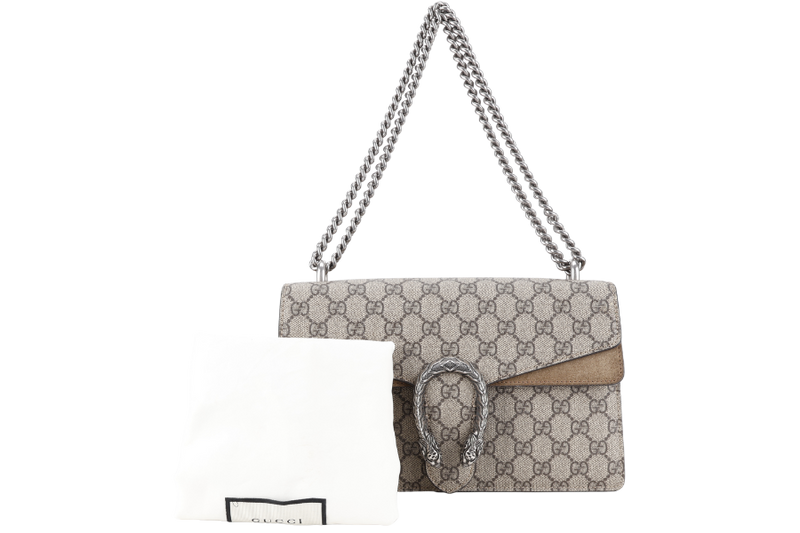 GUCCI DIONYSUS GG SILVER HARDWARE SHOULDER BAG NO DUST COVER