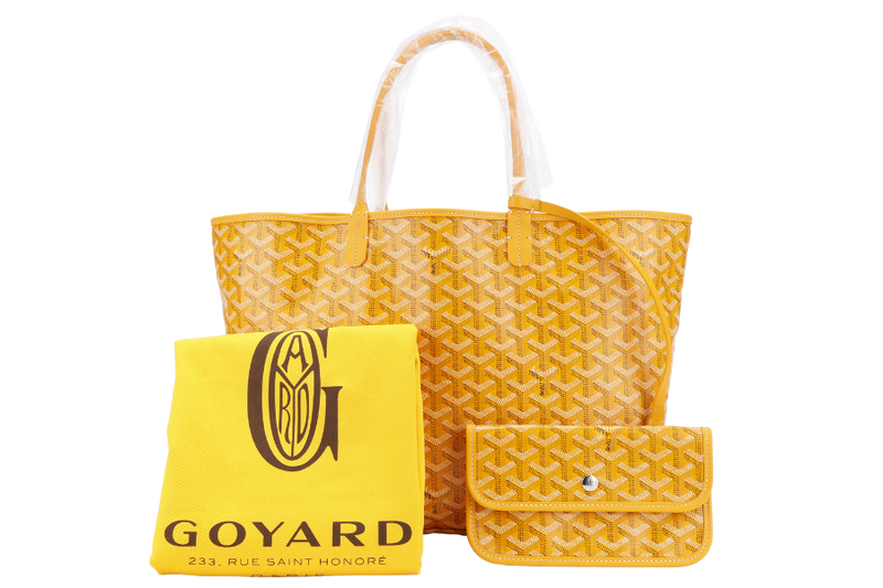 GOYARD SAINT LOUIS PM BAG YELLOW COLOR WITH DUST COVER