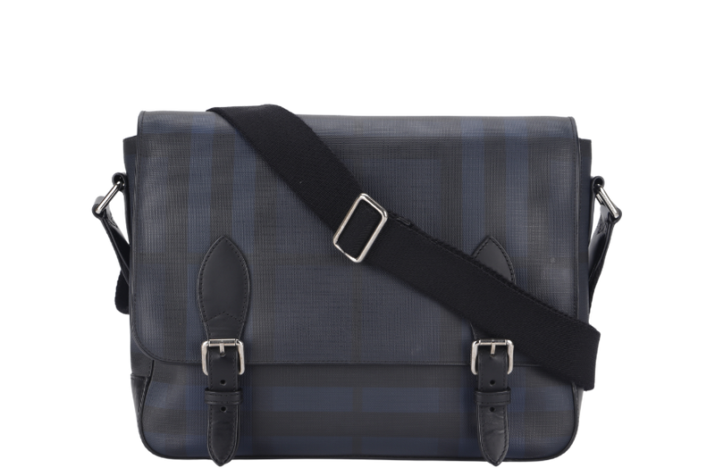 Burberry canvas messenger bag hotsell