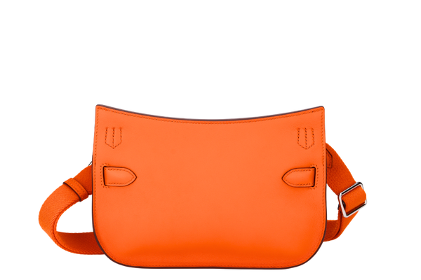 HERMES SAC JYPSIERE MINI (STAMP B) ORANGE MINIUM COLOR VEAU SWIFT  WITH SANGLE WOOLY UNIE ALOR DUST COVER & BOX