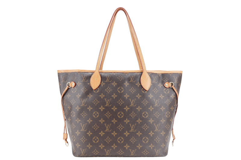 LOUIS VUITTON M46975 NEVERFULL PM MONOGRAM CANVAS GOLD HARDWARE NO DUST COVER