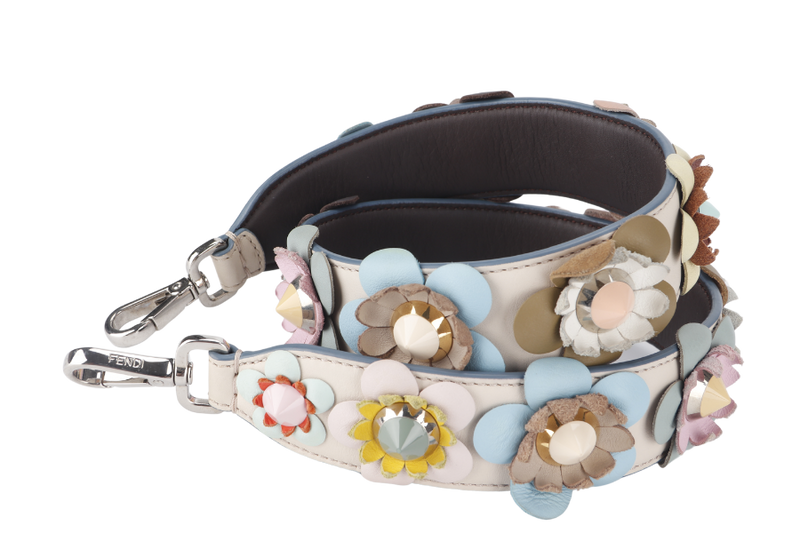 Fendi flower bag strap sale