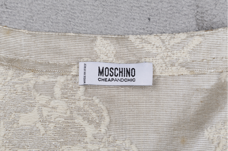 MOSCHINO CHEAP AND CHIC BEIGE COCKTAIL DRESS