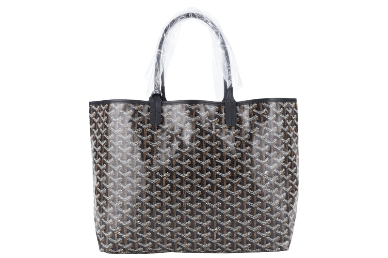 GOYARD SAINT LOUIS PM BAG BLACK COLOR WITH DUST COVER