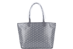 GOYARD ARTOIS PM BAG GREY COLOR WITH DUST COVER