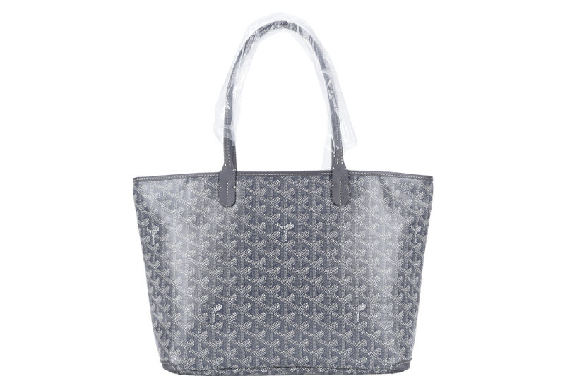 GOYARD ARTOIS PM BAG GREY COLOR WITH DUST COVER