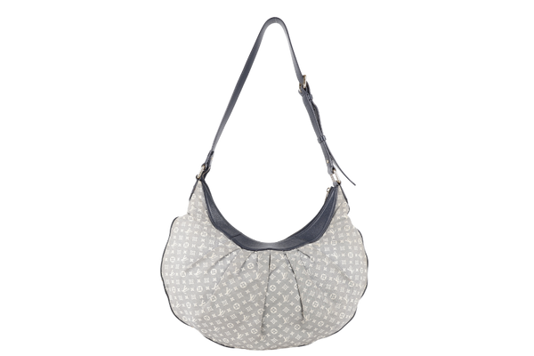LOUIS VUITTON M40404 IDYLLE RHAPSODY MM NAVY BLUE MONOGRAM CANVAS GOLD HARDWARE WITH DUST COVER