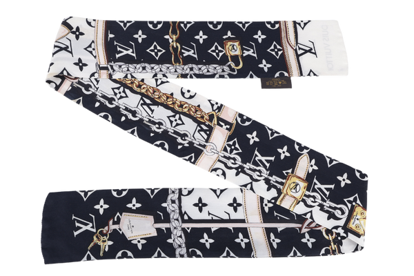 LOUIS VUITTON MONOGRAM CONFIDENTIAL BANDEAU (M78656) BLACK COLOR NO BOX