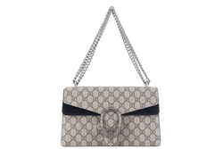 GUCCI DIONYSUS SHOULDER BAG MEDIUM CANVAS SILVER HARDWARE NO DUST COVER