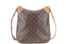 LOUIS VUITTON ODEON M56390 MONOGRAM CANVAS GOLD HARDWARE WITH DUST COVER