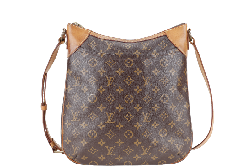 LOUIS VUITTON ODEON M56390 MONOGRAM CANVAS GOLD HARDWARE WITH DUST COVER