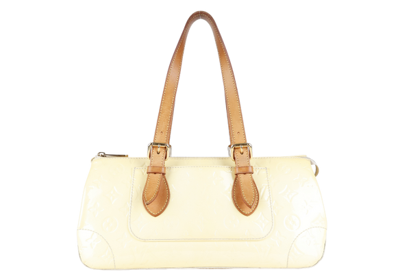 LOUIS VUITTON M93508 ROSEWOOD AVENUE PERLE VERNIS SHOULDER BAG WITH DUST COVER