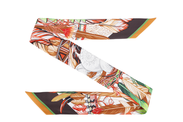 HERMES 1920 DANSE PACIFIQUE GREEN TWILLY