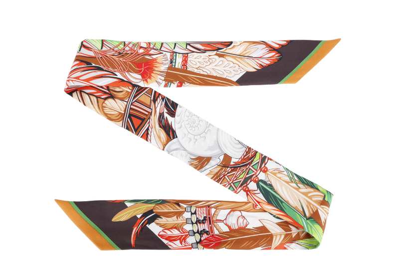 HERMES 1920 DANSE PACIFIQUE GREEN TWILLY