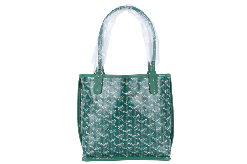 GOYARD ANJOU MINI BAG GREEN COLOR WITH DUST COVER