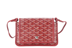 GOYARD PLUMET POCKET WALLET RED COLOR NO DUST COVER