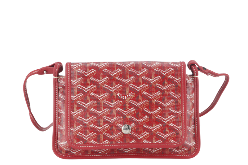 GOYARD PLUMET POCKET WALLET RED COLOR NO DUST COVER