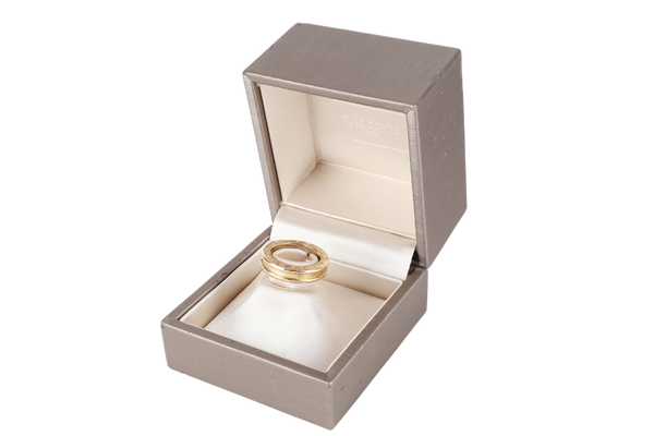 BVLGARI B ZERO1 2337 RING AU750YG SIZE 48 KEY WITH BOX