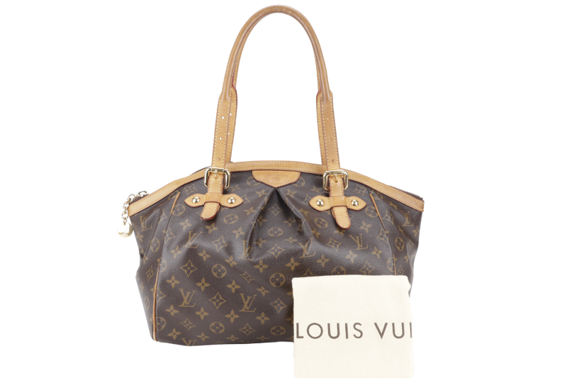 LOUIS VUITTON M40144 TIVOLI GM MONOGRAM CANVAS GOLD HARDWARE WITH DUST COVER