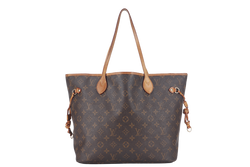 LOUIS VUITTON NEVERFULL MM (M40156) BROWN CANVAS MONOGRAM GOLD HARDWARE NO DUST COVER