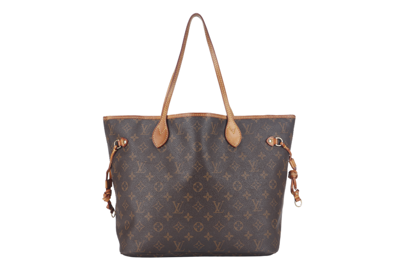 LOUIS VUITTON NEVERFULL MM (M40156) BROWN CANVAS MONOGRAM GOLD HARDWARE NO DUST COVER