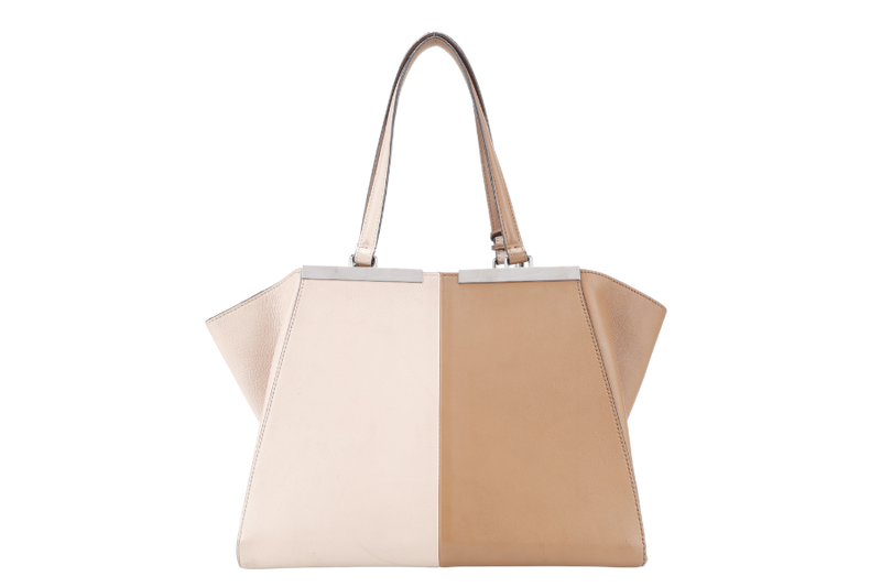 FENDI BICOLOR 3JOURS LEATHER TOTE BAG NO DUST COVER