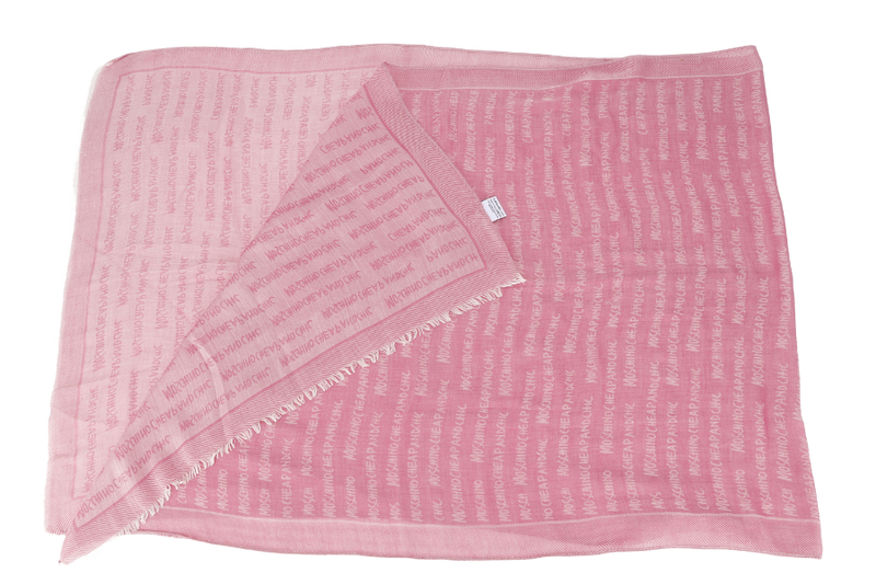 MOSCHINO CHEAP AND CHIC PINK SCARF