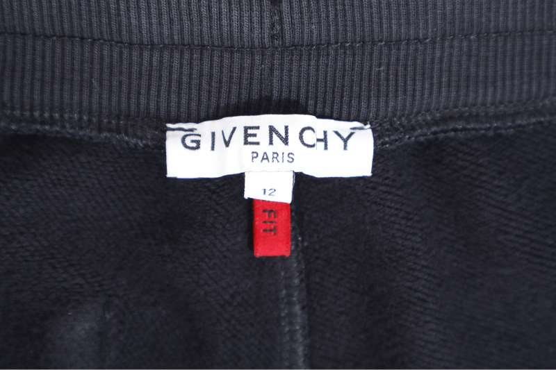 GIVENCHY SPORT SHORT PANTS BLACK KIDS SIZE 12