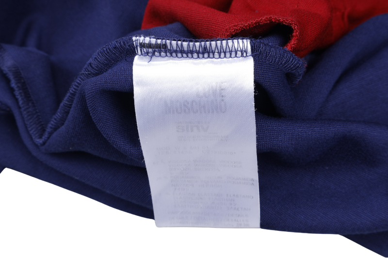 LOVE MOSCHINO BLUE RED DRESS