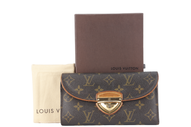 LOUIS VUITTON EUGENIE WALLET MONOGRAM WITH DUST COVER AND BOX