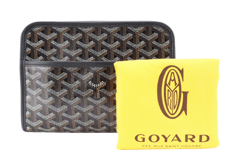 GOYARD JOUVENCE PM TOILETRY BAG BLACK COLOR WITH DUST COVER