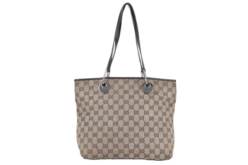 GUCCI MONOGRAM SUPREME GG MINI TOTE NO DUST COVER