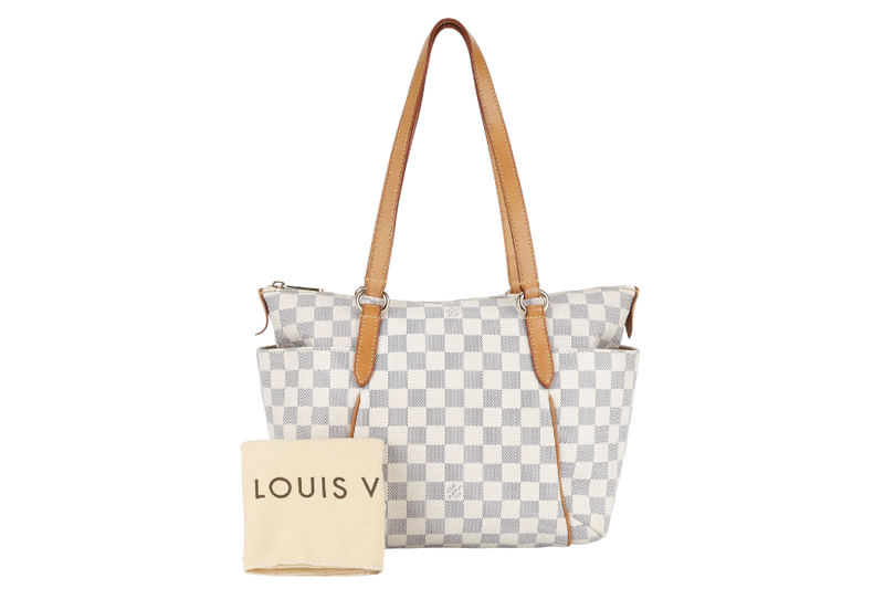 LOUIS VUITTON N41280 TOTALLY PM DAMIER AZUR CANVAS GOLD HARDWARE WITH DUST COVER