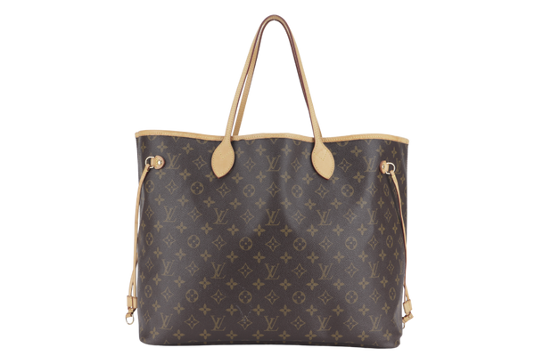 LOUIS VUITTON NEVERFULL GM (M40157) MONOGRAM CANVAS GOLD HARDWARE WITH DUST COVER