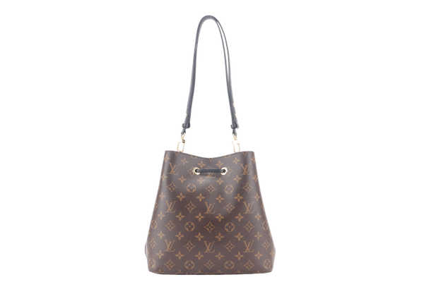 LOUIS VUITTON M44020 NEO NOE MM BROWN MONOGRAM CANVAS GOLD HARDWARE NO DUST COVER