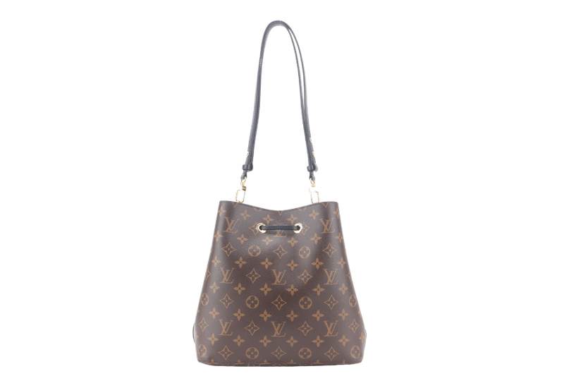 LOUIS VUITTON M44020 NEO NOE MM BROWN MONOGRAM CANVAS GOLD HARDWARE NO DUST COVER