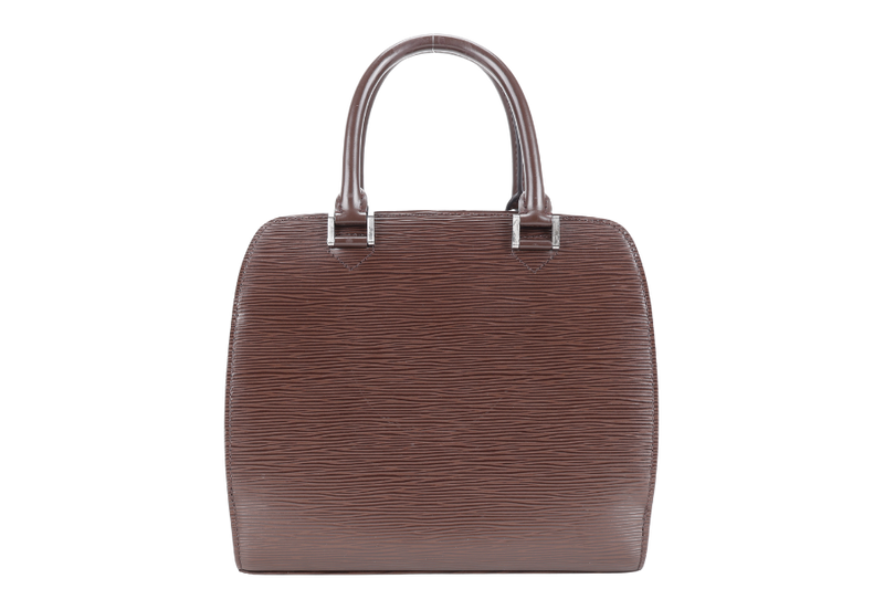 LOUIS VUITTON POINT-NEUF DARK BROWN EPI LEATHER SILVER HARDWARE NO DUST COVER