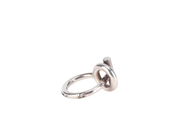 HERMES ECHAPPEE RING AG925 SILVER WITH BOX