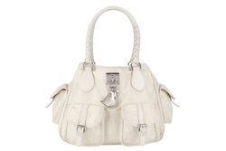 CHRISTIAN DIOR MULTI POCKET TOTE BEIGE OBLIQUE CANVAS SILVER HARDWARE NO DUST COVER