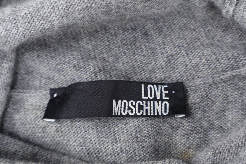 LOVE MOSCHINO GREY LONG DRESS