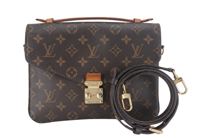 LOUIS VUITTON POCHETTE MÉTIS 24 (M44875) BROWN MONOGRAM CANVAS GOLD HARDWARE PL3106 NO DUST COVER